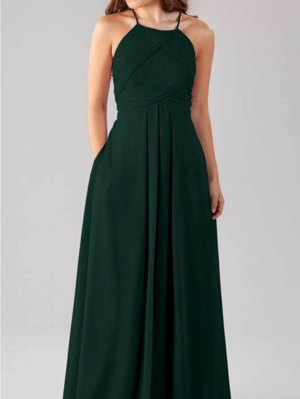 Women's Emerald Green Halter Kennedy blue